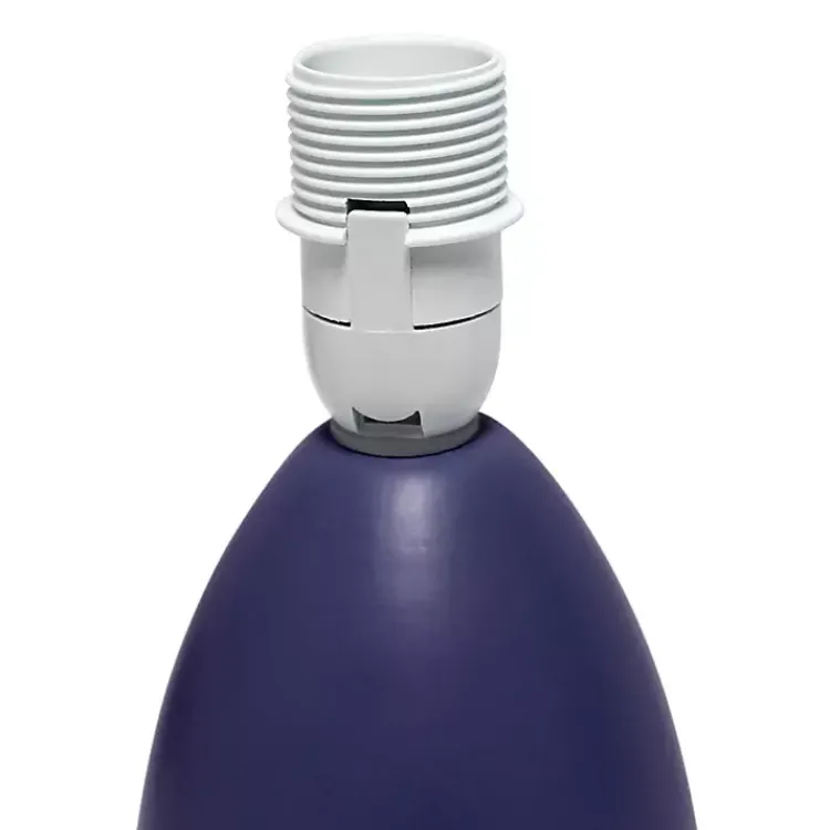 Table Lamps-Kirklands Home Petite Oblong Table Lamps, Set of 2 Blue