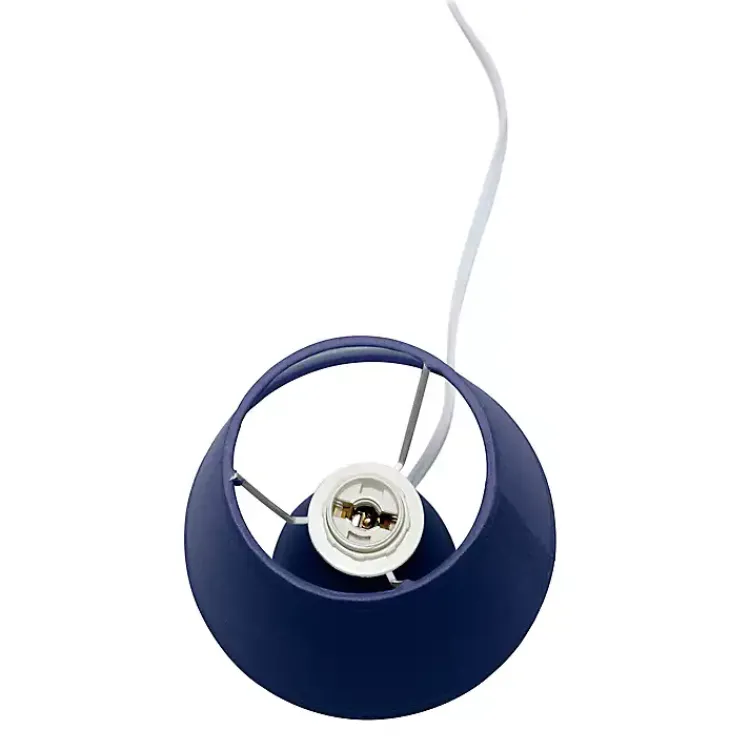 Table Lamps-Kirklands Home Petite Oblong Table Lamps, Set of 2 Blue