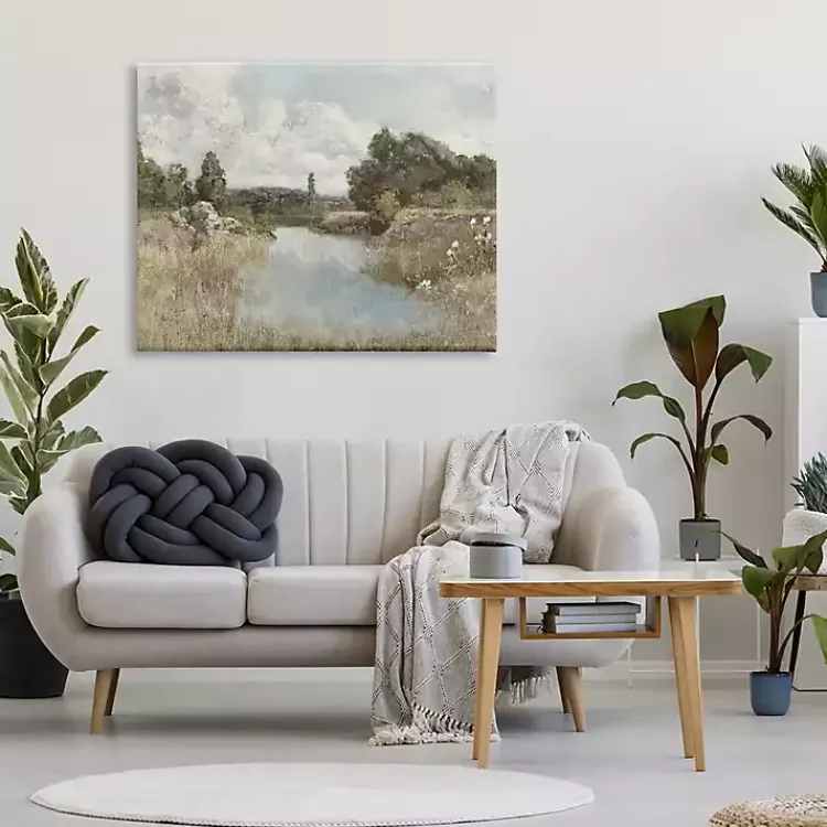 Canvas Art-Kirklands Home Wilderness Stream Canvas Art Print, 48x36 in.