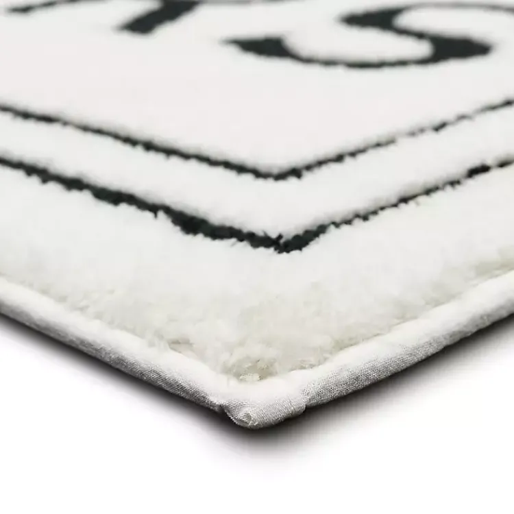 Bathroom Rugs-Kirklands Home & Black White