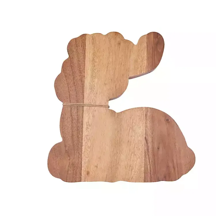 Serving & Entertaining-Kirklands Home Wood Reindeer Serving Board with Spreader Brown