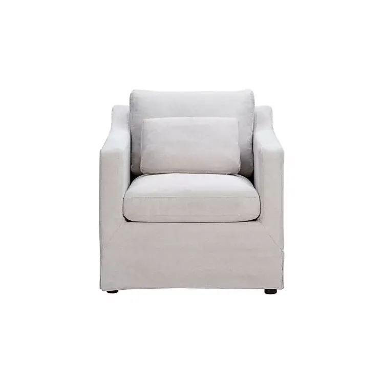 Accent Chairs-Kirklands Home Oatmeal Roosevelt Accent Chair Tan