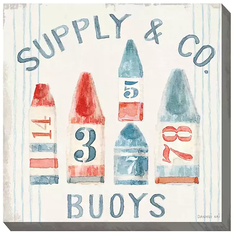 Outdoor Wall Decor-Kirklands Home Nautical Supply Outdoor Canvas Art Print