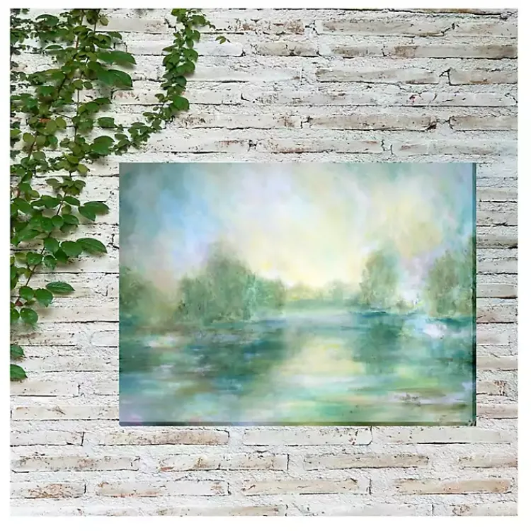 Outdoor Wall Decor-Kirklands Home Lake View Outdoor Canvas Art Print