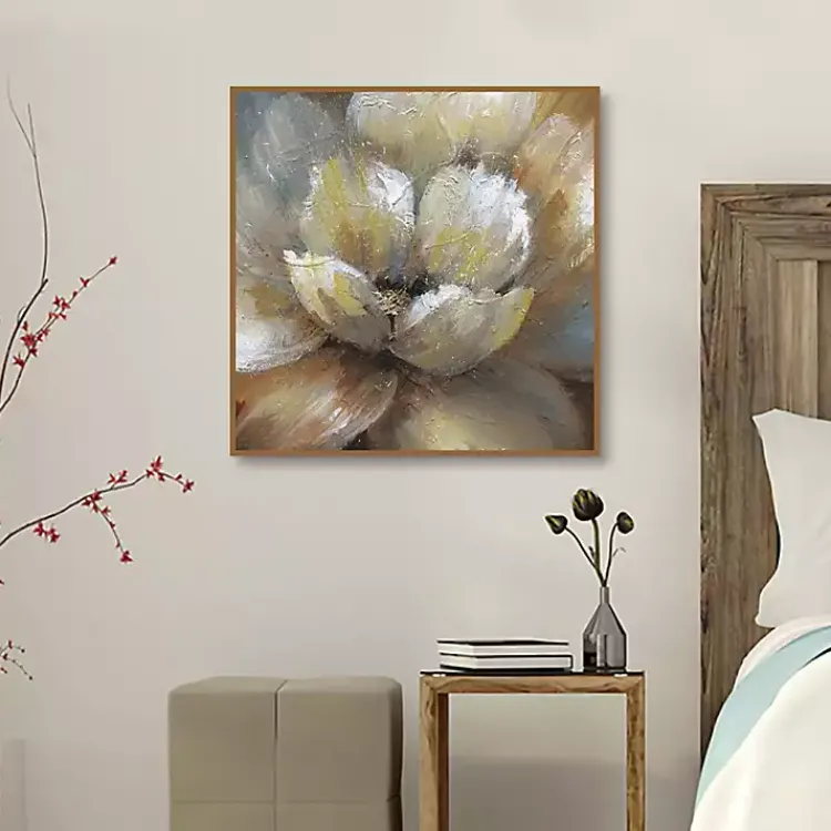 Framed Art-Kirklands Home Blooming Framed Art Print Brown