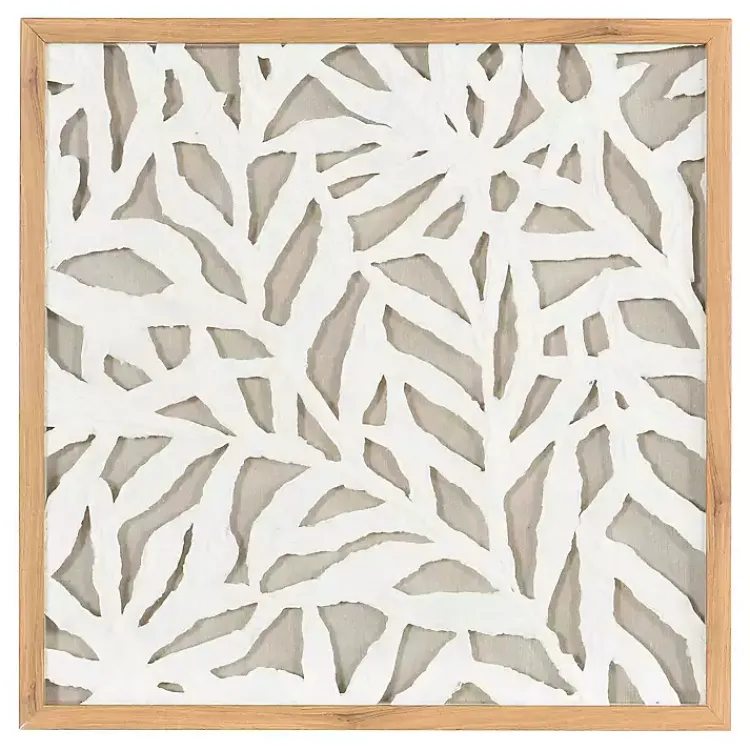 Wall Plaques-Kirklands Home Palm Leaf I Shadowbox Wall Plaque