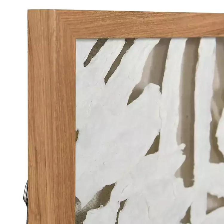 Wall Plaques-Kirklands Home Palm Leaf II Shadowbox Wall Plaque