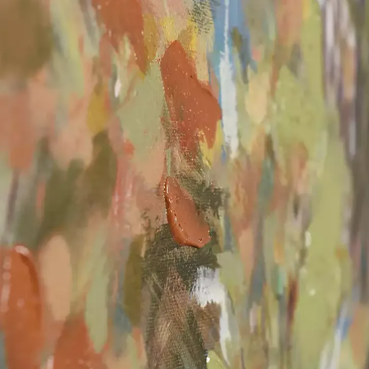 Canvas Art-Kirklands Home Back Road Canvas Art Print Green