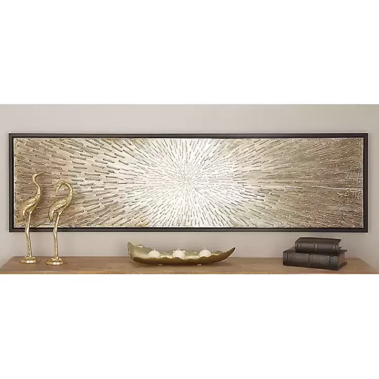 Canvas Art-Kirklands Home Radial Sunburst Framed Canvas Art Print