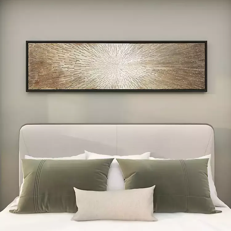 Canvas Art-Kirklands Home Radial Sunburst Framed Canvas Art Print