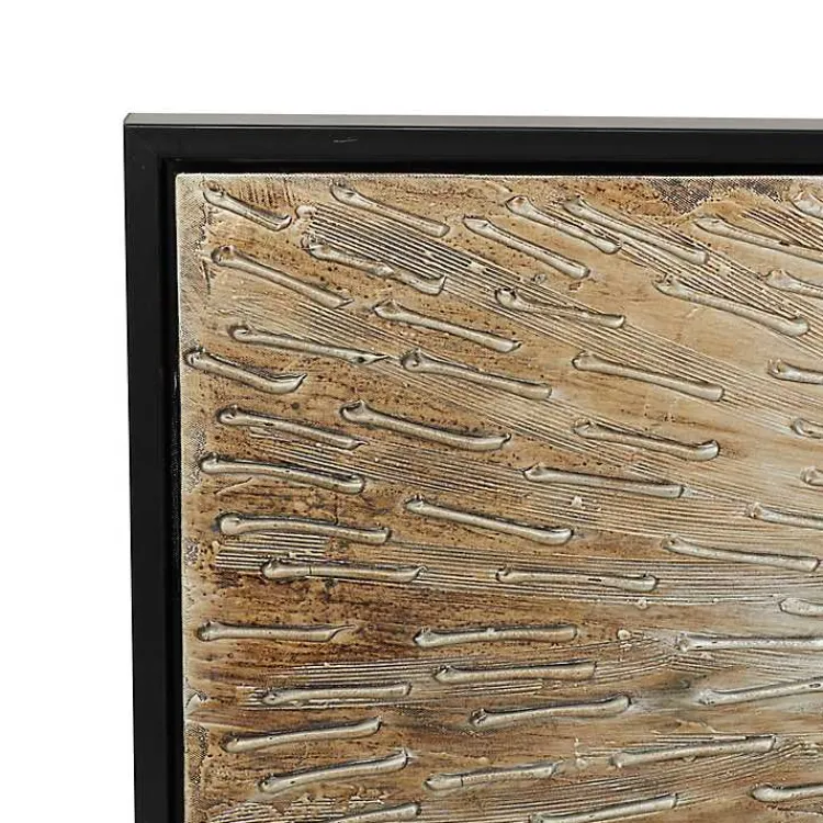 Canvas Art-Kirklands Home Radial Sunburst Framed Canvas Art Print