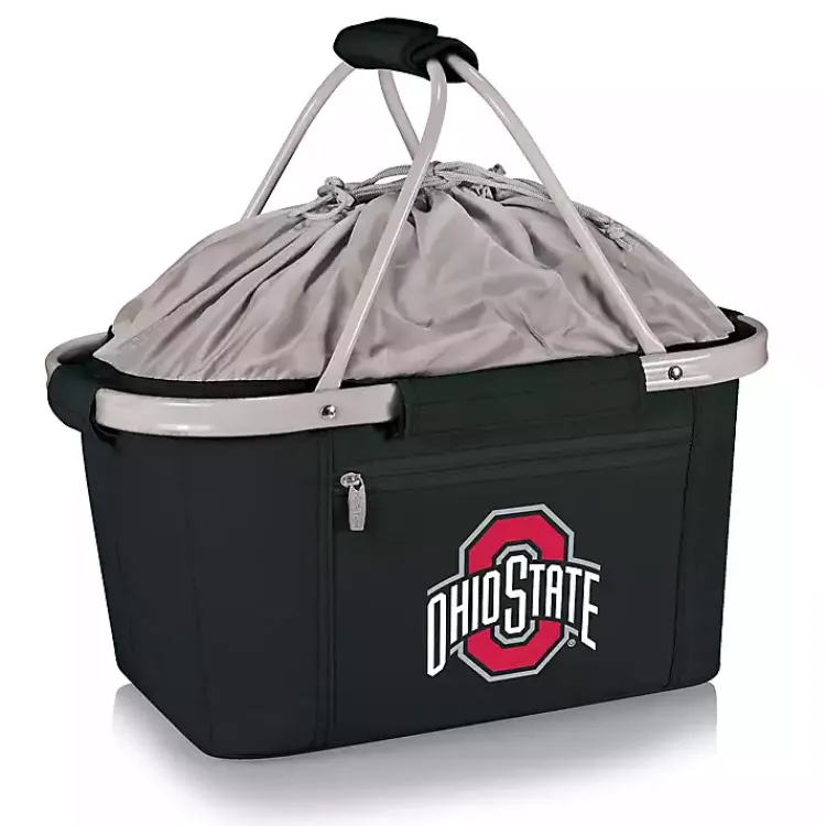 Serving & Entertaining-Kirklands Home Ohio State Buckeyes Cooler Basket Black