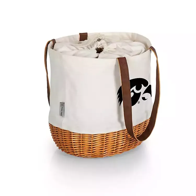 Serving & Entertaining-Kirklands Home Iowa Hawkeyes Canvas Tote Bag Black