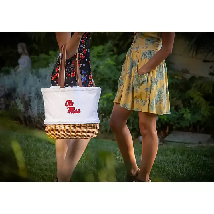 Serving & Entertaining-Kirklands Home Ole Miss Canvas Tote Bag Red