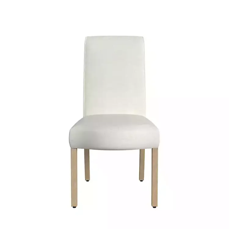 Dining Chairs-Kirklands Home Cream washed Dining Chairs, Set of 2 White