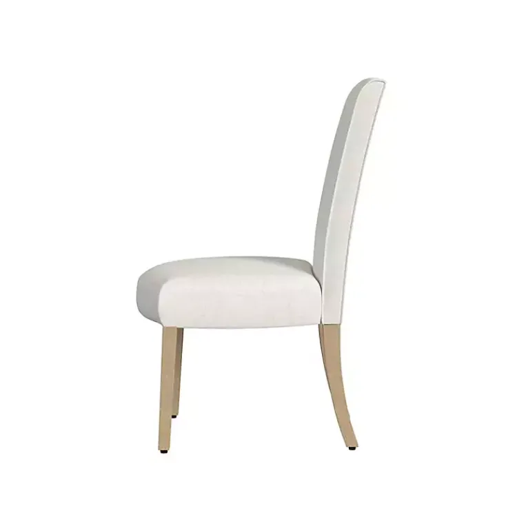 Dining Chairs-Kirklands Home Cream washed Dining Chairs, Set of 2 White