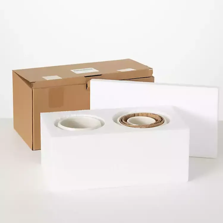 Planters-Kirklands Home Black and White Ceramic Planters, Set of 3