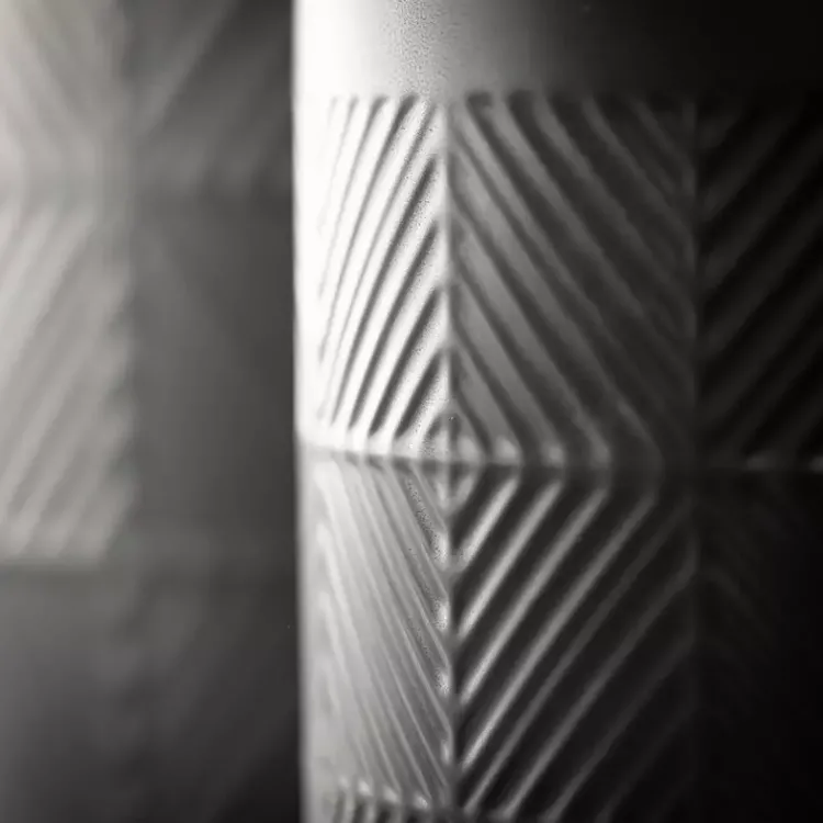 Planters-Kirklands Home Onyx Textured Ceramic Footed Planters, Set of 2 Black