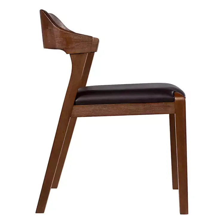 Dining Chairs-Kirklands Home Chestnut Ramus Dining Side Chairs, Set of 2 Brown