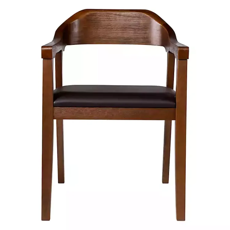 Dining Chairs-Kirklands Home Chestnut Ramus Dining Armchairs, Set of 2 Brown