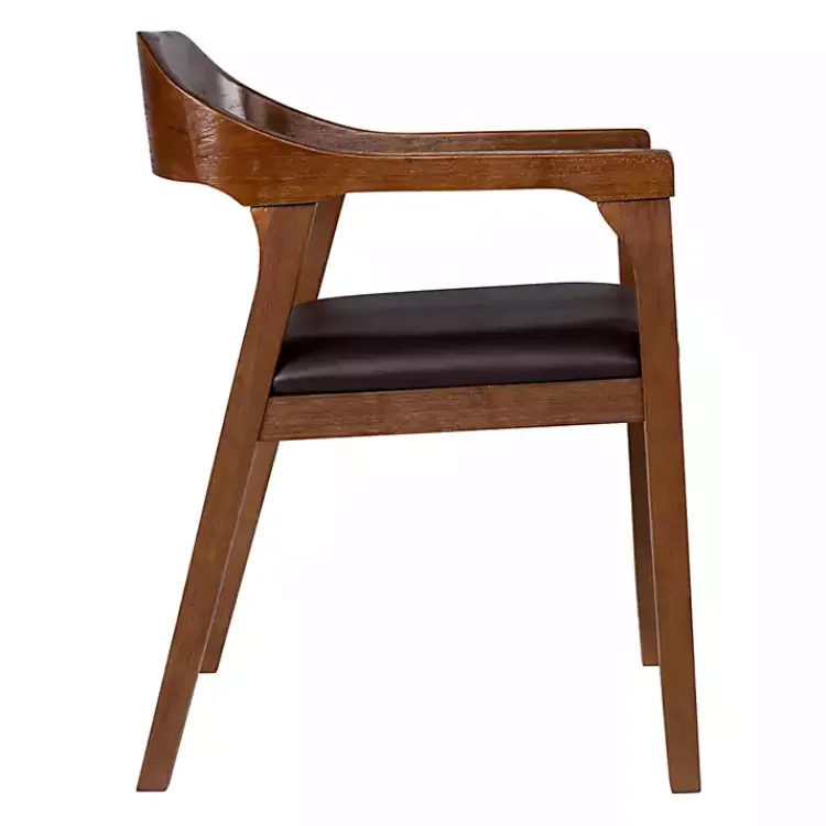 Dining Chairs-Kirklands Home Chestnut Ramus Dining Armchairs, Set of 2 Brown