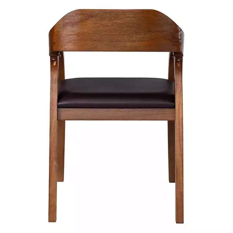 Dining Chairs-Kirklands Home Chestnut Ramus Dining Armchairs, Set of 2 Brown