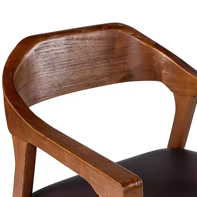 Dining Chairs-Kirklands Home Chestnut Ramus Dining Armchairs, Set of 2 Brown