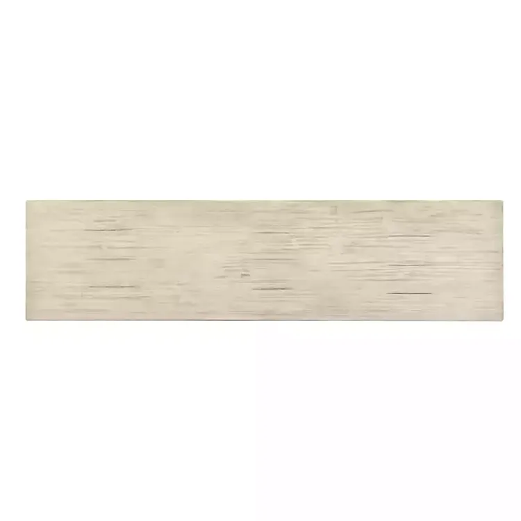 Console Tables-Kirklands Home washed Ramus Console Table White