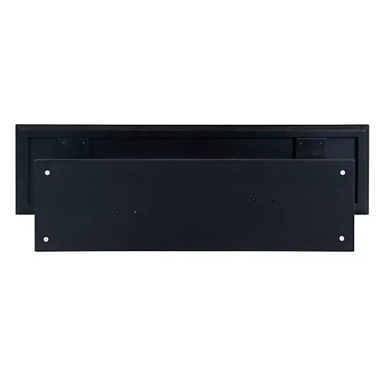 Console Tables-Kirklands Home Charcoal Ramus Console Table Black