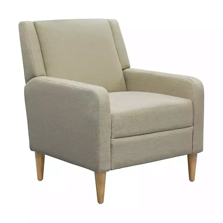 Accent Chairs-Kirklands Home Classic Upholstered Taupe Accent Chair Tan