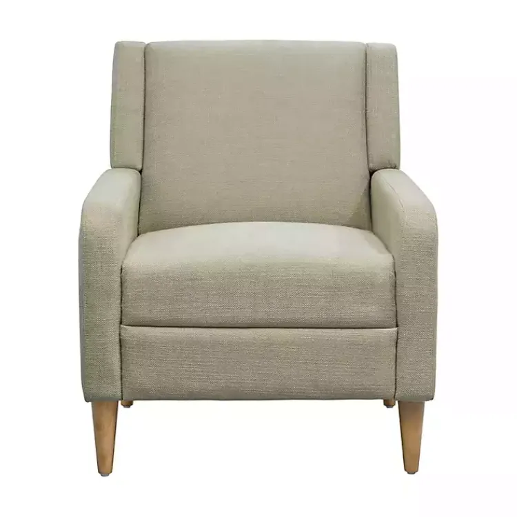 Accent Chairs-Kirklands Home Classic Upholstered Taupe Accent Chair Tan
