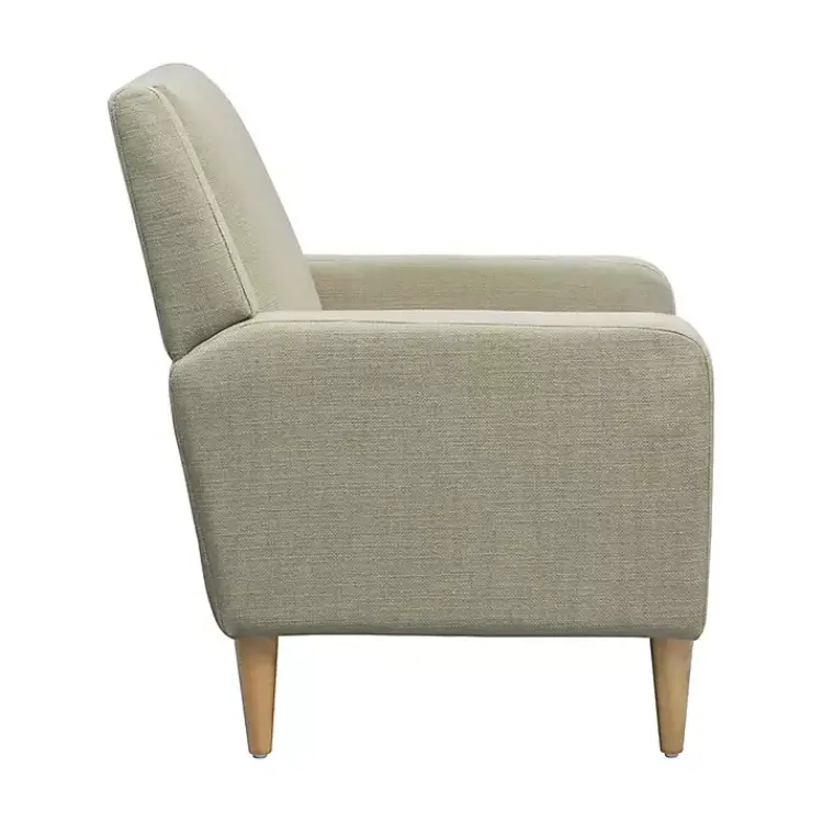 Accent Chairs-Kirklands Home Classic Upholstered Taupe Accent Chair Tan