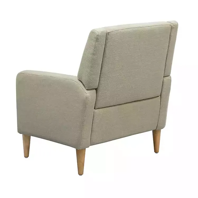 Accent Chairs-Kirklands Home Classic Upholstered Taupe Accent Chair Tan