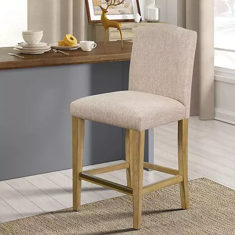 Bar Stools & Counter Height Stools-Kirklands Home Martha Stewart Counter Stool Tan