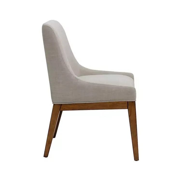 Dining Chairs-Kirklands Home Upholstered Armless Dining Chairs, Set of 2 Gray