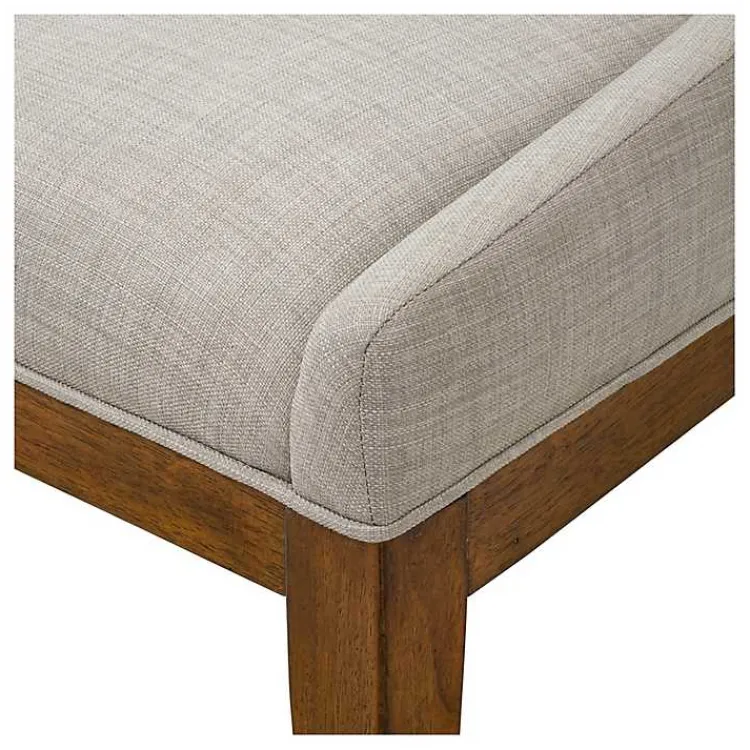 Dining Chairs-Kirklands Home Upholstered Armless Dining Chairs, Set of 2 Gray