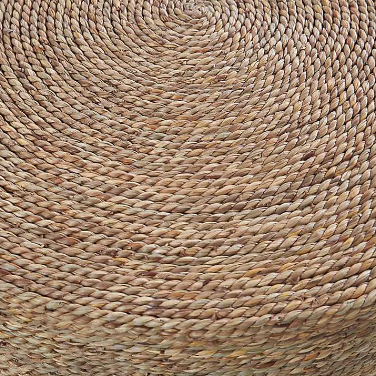 Accent & End Tables-Kirklands Home Black Wood Wrapped Rope Accent Tables, Set of 2 Brown