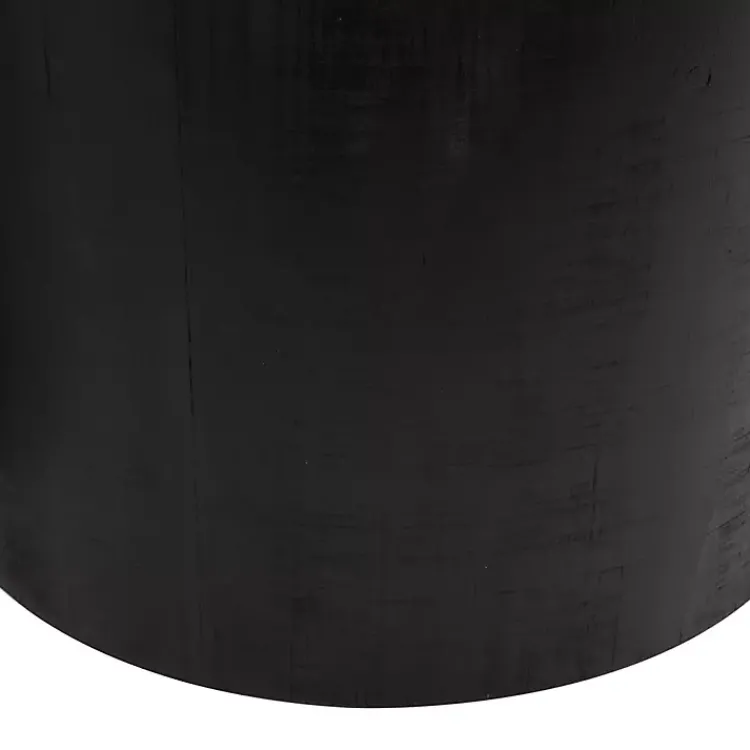 Accent & End Tables-Kirklands Home Black Wood Wrapped Rope Accent Tables, Set of 2 Brown