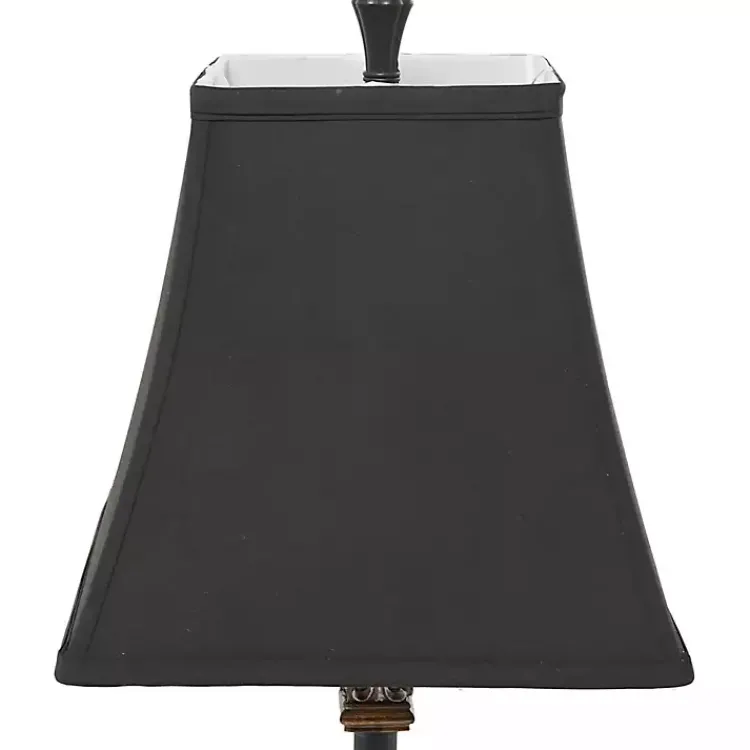 Buffet Lamps-Kirklands Home and Gold Fleur De Lis Buffet Lamp Black