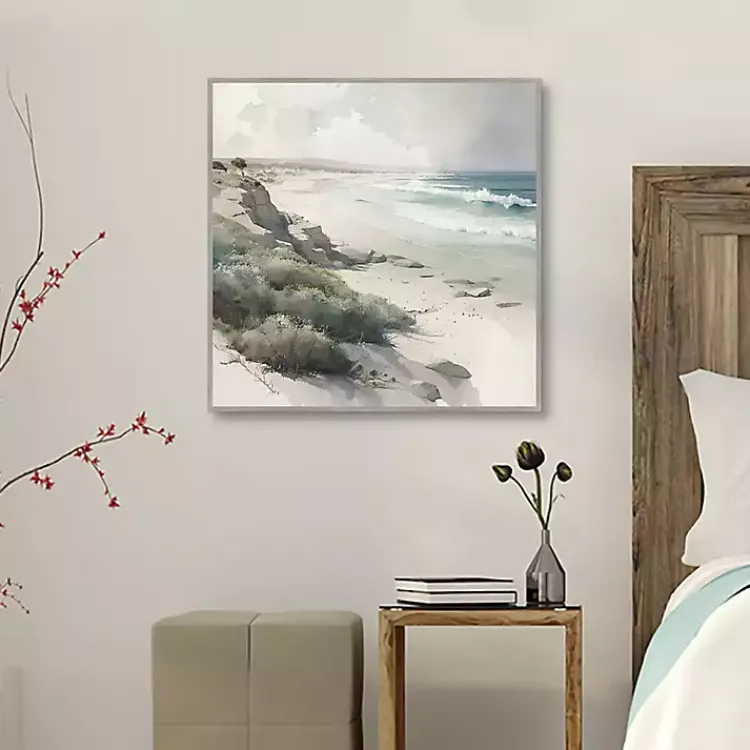 Canvas Art-Kirklands Home Soft Coastal II Framed Canvas Art Print