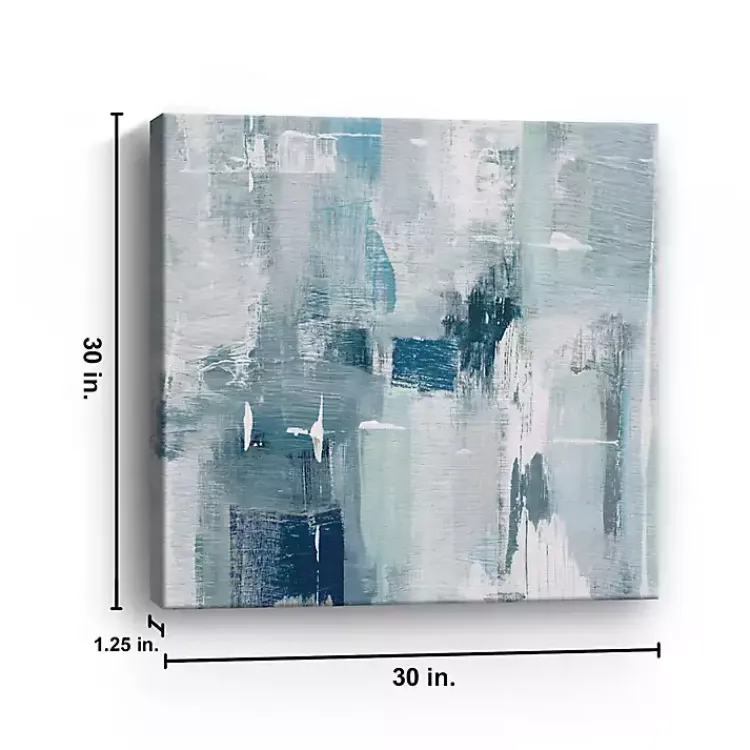 Canvas Art-Kirklands Home Spring Mountain Blues Canvas Art Print, 30x30 in.