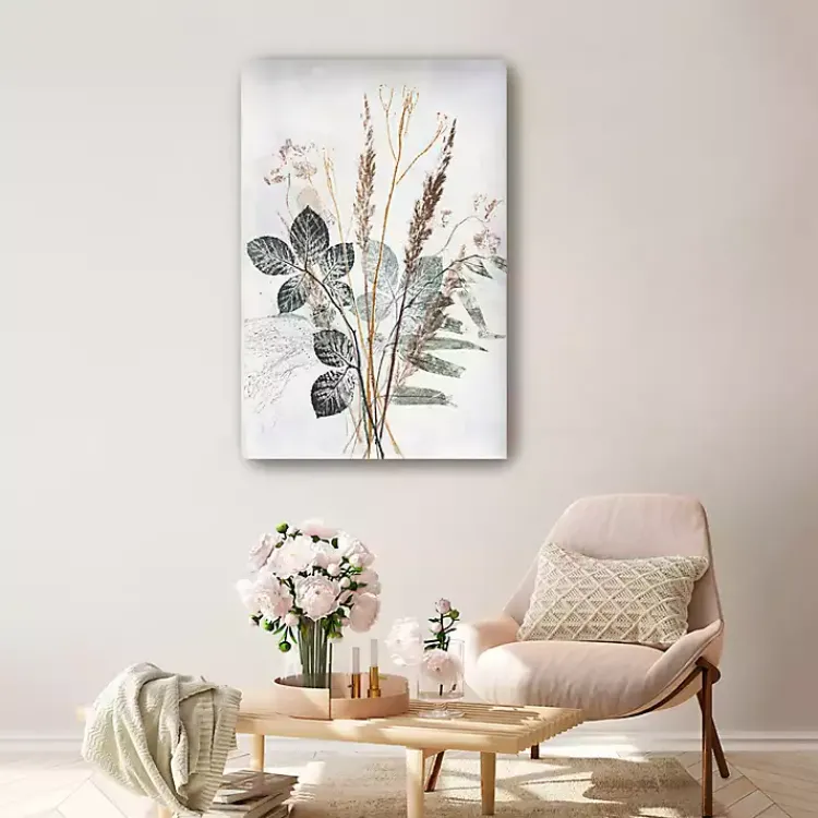 Canvas Art-Kirklands Home Neutral Bouquet Canvas Art Print