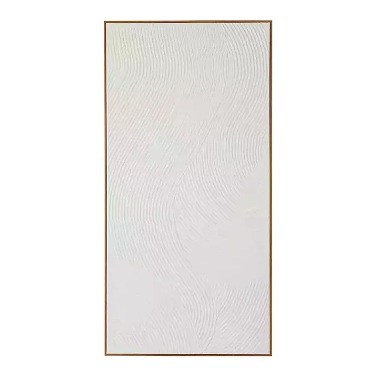 Canvas Art-Kirklands Home Geometric Dimensional Canvas Art Print White