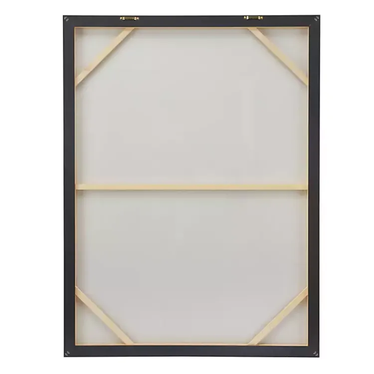 Canvas Art-Kirklands Home Abstract Gold Framed Canvas Art Print