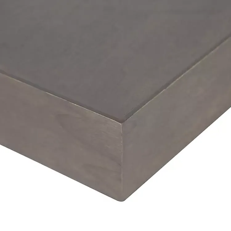 Shelves-Kirklands Home Dark Brown Wood Floating Shelves, Set of 2