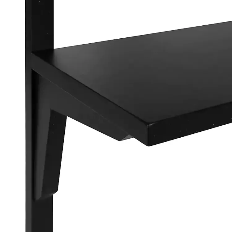 Shelves-Kirklands Home Traditional Two-Tiered Wall Shelf Black