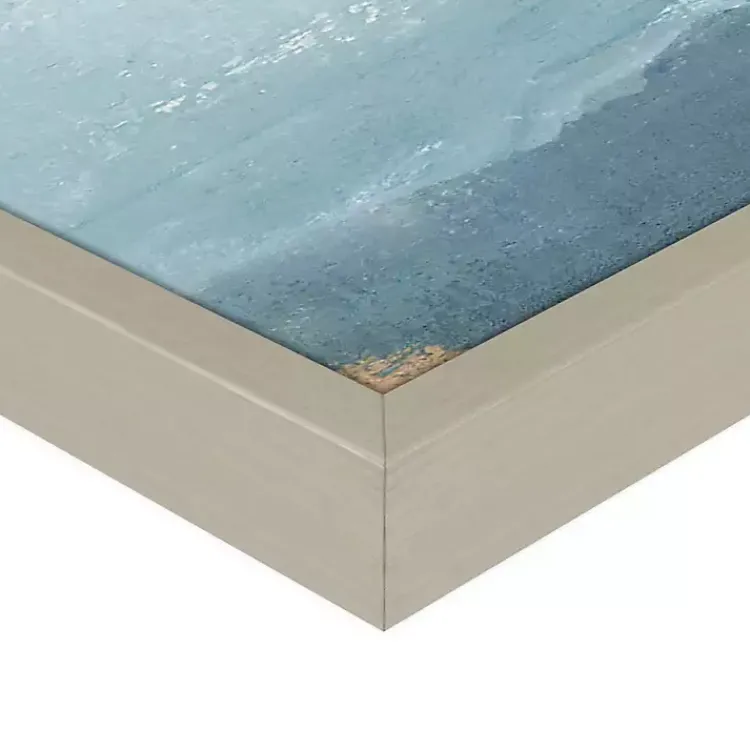 Canvas Art-Kirklands Home Splendor Moment Framed Canvas Art Print Blue