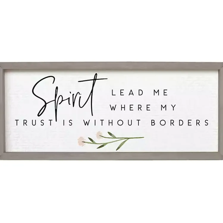 Wall Quotes & Signs-Kirklands Home Spirit Lead Me Framed Wall Plaque