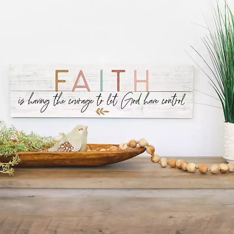 Wall Quotes & Signs-Kirklands Home Let God Have Control Wall Plaque