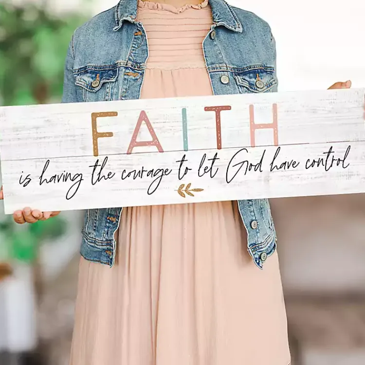 Wall Quotes & Signs-Kirklands Home Let God Have Control Wall Plaque